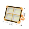 Iluminación Solar Portátil para Exteriores Transfronteriza Estilo Camping Puesto de Venta Carga Multifunción USB Reflector de Emergencia Luz Fuerte