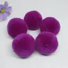 Punto 2-5cm Bola de Pelo de Cachemir Reparación Redonda Bola de Bayas Rojas Colgante de Ropa DIY Paquete de Materiales DIY Bola de Lana Hecho a Mano