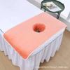 Toalla de salón de belleza, toalla de cama con agujero, toalla grande para baño de pies, fisioterapia, masaje de salud, sábana de baño, toalla de baño, venta al por mayor, engrosamiento