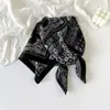Bufanda Cuadrada de Seda Imitación Chifón con Estampado Paisley Cachemir de Verano de Gama Alta, Bufanda Pequeña de Seda Moderna, Bufanda para el Cuello de Mujer