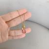 Novo Estilo Chinês Imitação Tourmalina Rosa Pequeno Pixiu Colar Feminino Nicho Luxo Leve Exquisito Alto Valor Moda Corrente de Clavícula Versátil