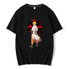 Ropa de verano periférica de anime nueva Naruto Naruto zorrillo Kakashi para hombre y mujer casual Cuello redondo