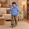 Ropa para Niños Zhilai Chaqueta de Plumas para Niños 2026 Invierno Nuevo Estilo Abrigo Engrosado para Niños Ropa Cálida para Bebé Niño Moderna