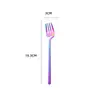 Juego de Cuchillo, Tenedor y Cuchara de Acero Inoxidable 304 Transfronterizo, Taza Creativa Colgante Vajilla Cuchara Doméstica Vajilla Occidental Cuchara para Pastel Postre Café