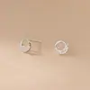 Pendientes de Plata de Ley S925 Nalan Estilo Fresco y Dulce Ins Diseño de Nicho Bolsita de Dinero con Diamante Personalizada M06612