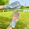 Guantes de conducción cortos de herradura de verano para ciclismo al aire libre, guantes cortos holgados, transpirables, antideslizantes y anti-ultravioleta
