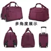 Bolsa de carro portátil de moda tela Oxford gran capacidad bolsa de viaje plegable corta distancia bolsa de equipaje ligera venta al por mayor