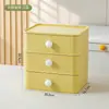 Caja de Almacenamiento de Escritorio BNBS de Colores Macaron, Apilable y Combinable Libremente, Tipo Cajón, Caja de Papelería para Estudiantes