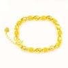 Pulsera hueca exquisita de latón chapado en oro al por mayor, chapado al vacío, joyería de imitación de oro, ventas directas de fabricantes, joyería para damas