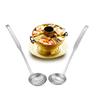 Cuchara Creativa de Acero Inoxidable con Mango Largo para Olla Caliente, Cuchara Coladora con Gancho para Porridge en Cocina Doméstica, Anti-quemaduras