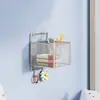 Estante de almacenamiento de pared para dormitorio, cesta colgante sin taladro, estante de pared para snacks de gran capacidad, estante de almacenamiento de pared para cama de dormitorio estudiantil