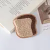 Pegatinas divertidas y peculiares para el flequillo con temática de comida, sombrero de chef de dibujos animados suave y lindo, pegatina mágica de chica pan, herramienta para peinar el cabello