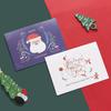 Venta al por mayor de tarjetas de felicitación navideñas nuevas, bendición de Nochebuena, cumpleaños, tarjetas de felicitación navideñas, Acción de Gracias, tarjetas pequeñas personalizadas
