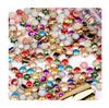 Pedras de Strass com Borda Selada em Resina Personalizadas, Pedras de Strass Pérola Imitação para Bolsas e Roupas, Pedras de Strass Hotfix para DIY, Consumíveis de Material ABS, Atacado Multicor