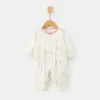 Macacão de Verão para Bebê Modal Masculino e Feminino Bebê Fino Roupas com Ar Condicionado Roupa para Engatinhar de Recém-Nascido