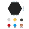 Populares Adhesivos de Pared de Espejo Acrílico Hexagonal Transfronterizos Estéreo DIY Autoadhesivos Adhesivos de Pared Decoración del Hogar Adhesivos de Pared de Fondo