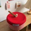 2025 Nuevo Estilo Cesta de Manzana Cesta de Almacenamiento Cuerda de Algodón Tejida Cubo de Almacenamiento Dibujos Animados Cosméticos Snacks Almacenamiento Varios