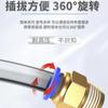 Conector Rápido de Tubo de Aire Todo Cobre Rosca Métrica Gruesa Codo Pc8-M12 12-m16 Conector de Boquilla para Molde Manómetro