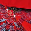 Sobre Rojo de Boda para Examen de Admisión a la Universidad, Compromiso y Uso General con Borla de Carácter "Fu"