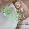 Decorações de Unhas Artísticas de Sereia Bolha de Celebridade da Internet, Tamanhos Mistos, Strass Meia-Lua Iridescentes Translúcidos Aurora para Decoração de Unhas DIY