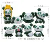 8 Modelos de Figuras de Panda Creativas 3D de Segunda Generación, Adornos Creativos para Coche Estilo Coreano, Decoraciones de Escritorio y Diseños de Juguetes