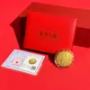 Nuevas figuras de pastel de luna del Festival de Medio Otoño de oro puro 999, un hermoso y exquisito juego de regalo para familiares y amigos durante el Festival de Medio Otoño