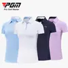 Roupas de Golfe Pgm Femininas Tops de Verão Camisetas de Manga Curta Uniformes de Golfe Roupas Esportivas de Secagem Rápida Vestuário Feminino Venda Direta da Fábrica