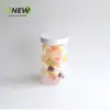 Frasco Redondo de 500ml Frasco Espiral para Alimentos Botella de Plástico PET Frasco de Plástico Flor de Galleta Taza de Té Frasco para Snacks de Frutos Secos Frasco de Empaque