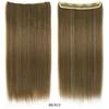 Comércio exterior peruca mulheres longas lisas fabricantes de cabelo atacado cinco clipe sem costura peça de extensão de cabelo 5 clip cabelo natural realista peruca peça