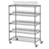 Carrinho de Material SMT, Rack de Bandeja para Resistores e Capacitores, Rack de Material para Pick and Place Eletrônico, Carrinho de Giro de Prateleira, Linha de Produção SMT de Múltiplas Camadas