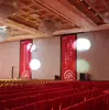 Soporte de Póster Publicitario para Eventos, Decoración de Tela, Soporte de Exhibición de Póster Enrollable, Marco de Fotos Colgante de Red Desplegable con Forma de Puerta, Almacenamiento Portátil