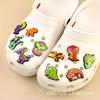Accesorios para Zapatos de Agujeros de Dinosaurio Lindos Zapatos de PVC Zapatos de Flores Botón Jardín Dibujos Animados Zapatos de Jardín Accesorios de Decoración Superior Disponibles