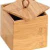 Caja de almacenamiento de cosméticos escritorio almacenamiento caja de bambú creativa caja de almacenamiento de joyas hogar dormitorio almacenamiento caja de madera