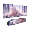 Alfombrilla de Ratón Extra Grande Oficina E-Sports Juego Mat Bidimensional Alta Definición Animación Teclado Computadora Antideslizante Escritorio Mat