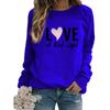 Amazon AliExpress ebay/wish nuevo AMOR Día de San Valentín AMOR estampado suéter de cuello redondo europeo y americano otoño e invierno