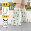Cubrezapatos Desechables para Niños con Estampado de Dibujos Animados, Engrosados, Resistentes al Desgaste, Impermeables, a Prueba de Fugas, Empacados Individualmente, Cubrezapatos de Botas de Lluvia de Tubo Alto al por Mayor