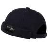 Chapéu masculino chapéu de pele de melão chapéu de senhorio estilo japonês chapéu de rua hipster coreano hip-hop sem pompom feminino yuppie moda chapéu de malandro local