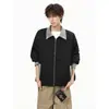 Jaqueta Oversized Solta Estilo Japonês Casual Nova Outono 2026 Inspirada na Chanel para Homens, Marca Moderna Tendência com Design Color Block