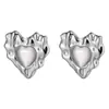 Pendientes de Acero de Titanio con Perla y Diseño de Corazón Transfronterizos Pendientes Franceses de Venta Caliente con Sentido de Diseño de Nicho Accesorios para Pendientes de Señora traje