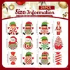 24 Piezas Decoración de Paleta Navideña Forma de Caramelo de Madera Árbol de Navidad Fiesta en Casa Festival Juego de Colores Colgante