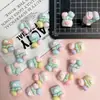 Mini accesorios de arte para uñas de animales de dibujos animados, pinzas para el cabello, pendientes, accesorios para dedos de árbol hechos a mano para bricolaje, zuecos, transfronterizo