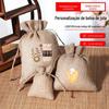 Saco de Juta Natural Personalizado Cereais Grossos Presente Embalagem Bag Juta Saco de Cordão Custom Coffee Bean Jute Bag
