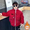 Chaqueta ligera acolchada de algodón para niños, nuevo estilo otoño/invierno 2026, chaqueta infantil elegante y genial, abrigo de algodón de invierno para niño pequeño