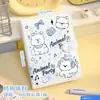 Cuaderno con Hebilla Magnética Cubierto de Piel, Cuaderno Lindo de Dibujos Animados, Bloc de Notas para Niña, Diario, Chica Atractiva