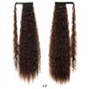 Peluca de Maíz con Ola de Velcro Cola de Caballo Fibra Sintética Seda de Alta Temperatura Extensiones de Cabello Largo Rizado Esponjoso Estilo Europeo y Americano