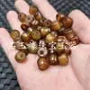 Contas soltas de ágata estilo antigo com furo grande, contas cilíndricas de calcedônia café cor champanhe, contas espaçadoras, contas para joias estilo vintage