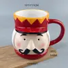 Taza de Cerámica de Jengibre Navideño Estrictamente Seleccionada Taza de Cerámica de Árbol de Navidad Taza de Cerámica para Galletas Taza de Cerámica para Agua