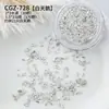 Decoraciones para Uñas de Circonita Brillante en Forma de Marquesa, Tamaños Mixtos, Pedrería de Empalme de Circonita Black Swan para Accesorios de Uñas