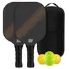 Conjunto Personalizado de Raquetes de Pickleball Avançadas de Fibra de Vidro de Grau Profissional Raquete de Pickleball Pickleball