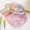 Ropa interior nueva de cintura media-alta para damas, cadera talla grande, sin costuras, transpirable, encaje en cadera, calzones de color sólido al por mayor